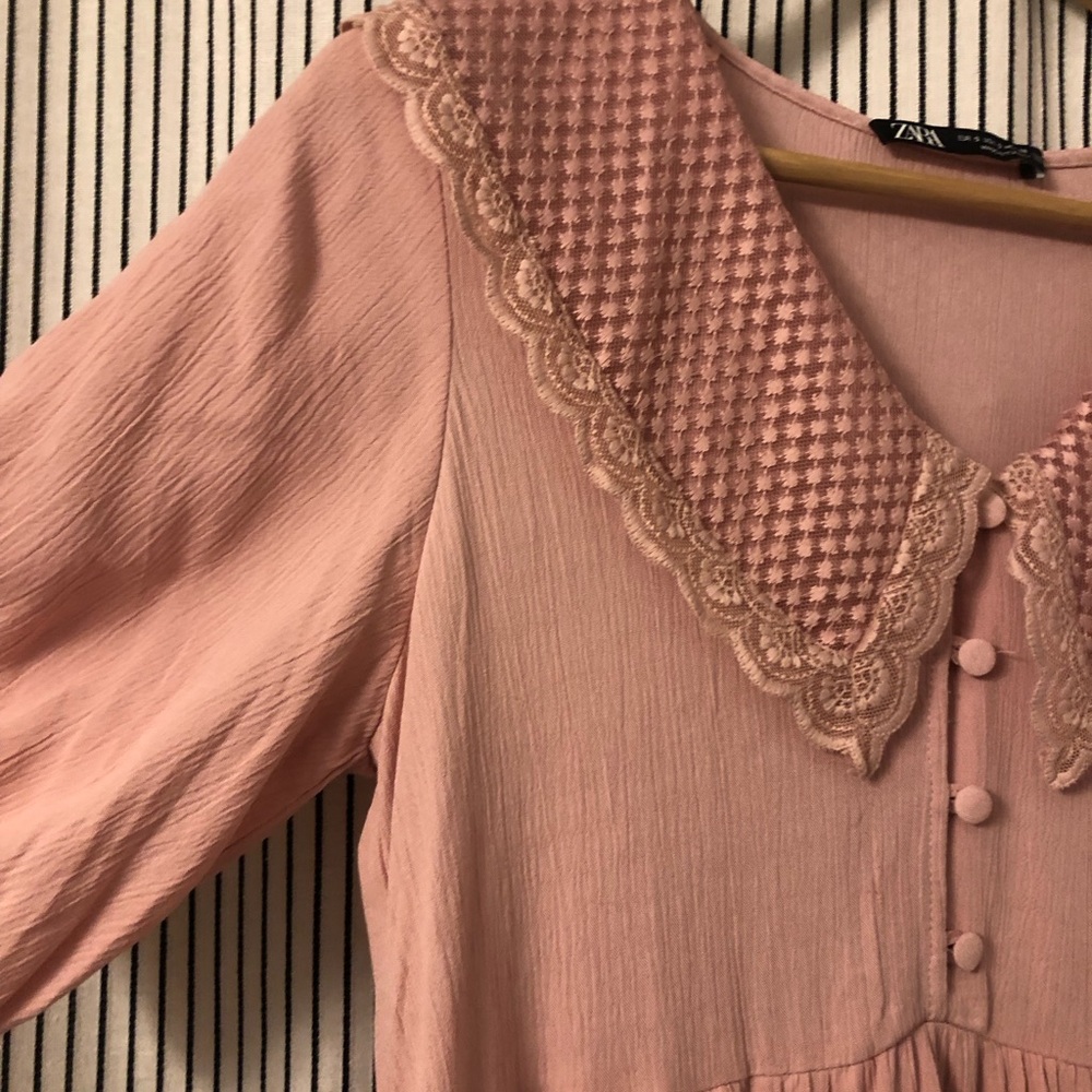 Pink Collared Tunic